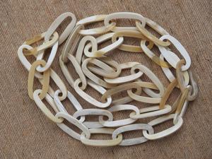 MN EXPORTS Collier en corne naturelle, style animalier, bijoux bohèmes, chaîne à maillons unique, faite à la main, durable, pour hommes - Product Image 5