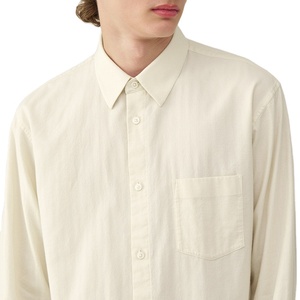Camisa Oxford de Algodón Casual para Hombre, Cuello Regular, Color Sólido, Manga Larga, Logotipo Personalizado ODM para Trabajo y Negocios, Hecho en Bangladesh - Product Image 3