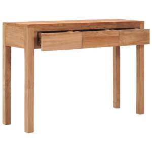 Console da tavolo 43.3 Teak in legno massello \ "x13.8 \" x29.5 \ "-mobili eleganti e durevoli - Product Image 3