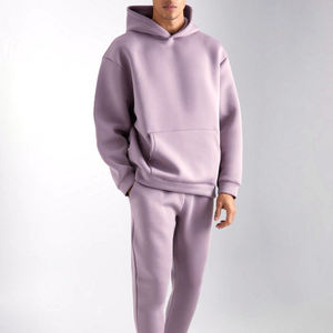 Ensemble de survêtement de qualité supérieure : sweat à capuche personnalisé et pantalon évasé – Vente flash – Survêtement 100 % coton de qualité supérieure - Product Image 1