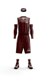 โพลีเอสเตอร์ที่กําหนดเองการออกแบบใหม่เสื้อบาสเกตบอลแบบพลิกกลับได้สวมชุดเครื่องแบบบาสเก็ตบอลตาข่ายแห้งเร็ว - Product Image 5