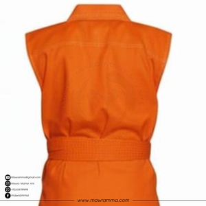 ชุดคาราเต้ Elite Training Mawra คุณภาพสูง ผ้าฝ้าย 100% ชุดศิลปะการต่อสู้ ปรับแต่งได้ตามต้องการ (OEM) ชุดไร้แขน สำหรับผู้ใหญ่ - Product Image 5