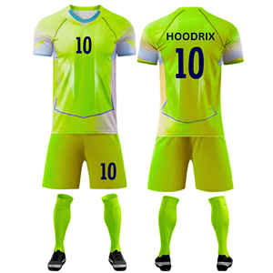 Uniforme de Fútbol Personalizado OEM para Hombre, Conjunto de Camiseta y Pantalones Cortos Sublimados, Transpirables, de Secado Rápido, con Logotipo y Número - Product Image 1