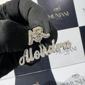 Colgante de Plata 925 con Diamante VVS de Corte Brillante, Certificado IGI, Estilo Hip Hop, Joyería Fina, Dijes para Fiesta - Product Image 5