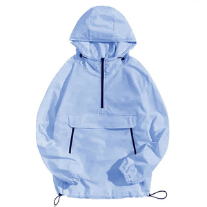 Chaqueta Anorak Cortavientos de Poliéster 100% con Media Cremallera para Hombre 2025 – Chaqueta Pullover Cómoda Personalizada para Correr - Product Image 4