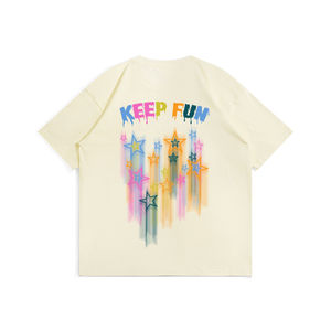 T-shirt personnalisé pour homme en gros, 100 % coton, multicolore, coupe classique, style streetwear, logo personnalisé, 220g - Product Image 6