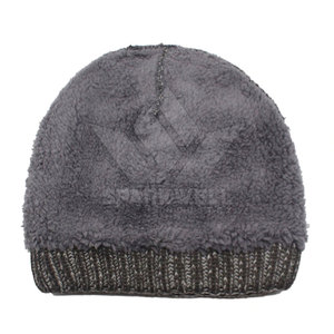 Unisex Knit Beanie Hat Striped Pattern Acrylic Warm <b>Winter</b> <b>Cap</b> Outdoor Casual Wear 56-58CM Head Circumference - Product Image 4