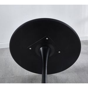 Table à manger spéciale en MDF noir, bureau de direction pour cuisine, élégant et stylé - Product Image 2
