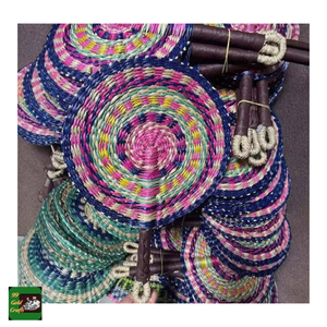 พัดใบหญ้าทะเลผสมไม้ไผ่แบบยั่งยืน เหมาะสำหรับตกแต่งโรงแรมบูติก ผลิตในเวียดนาม สำหรับการค้าระหว่างประเทศ - Product Image 6