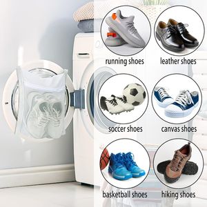 Grande borsa a rete HoneyComber per asciugatrice Sneaker lavare sacchi per biancheria con cinturino a cerniera per la maggior parte delle porte dell'asciugatrice - Product Image 3
