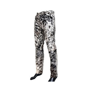 Producto de Moda, Pantalones de Cuero Vacuno Hechos a Medida, Mejor Precio, Pantalones de Cuero Vacuno de Marca Privada para Hombre - Product Image 2