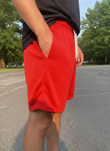 กางเกงขาสั้นผู้ชายพิมพ์ลายแบบซับลิเมชั่นทั้งตัว เอวสูง ยางยืด ผ้าโพลีเอสเตอร์/คอตตอน ตาข่าย แห้งเร็ว ระบายอากาศดี สไตล์สตรีทแฟชั่น - Product Image 5