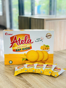 Craquelins de maïs Libra Atela - Croustillants, sucrés, fins, cuits, boîte de 342g, fabricant vietnamien, service d'échantillonnage - Product Image 1