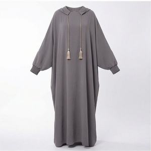 Nouvelles Robes Abaya à Fermeture Éclair pour Femmes Musulmanes, Style Moderne, Respirantes, Grandes Tailles, Manches Longues avec Décoration à Fermeture Éclair - Product Image 1