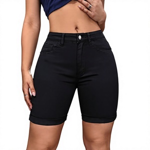 Shorts en coton pour femmes de haute qualité, dernier design, impression de logo personnalisée, fermeture élastique à la taille, style décontracté, respirant, shorts tendance - Product Image 2