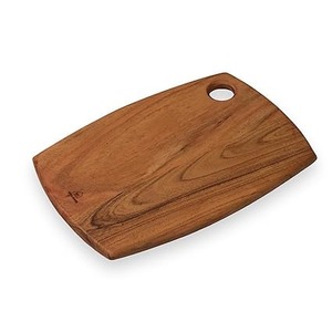 Planche à découper et à hacher multi-usages pour viande, poulet, poisson, pain, fromage - Bois écologique, compatible lave-vaisselle, design rectangulaire - Product Image 1