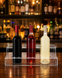 Bar Shopping Mall Supermarket Home Display Storage Transparent Acrylic Floor <b>Standing</b> Environmentally Friendly <b>Wine</b> <b>Rack</b> - Product Image 6