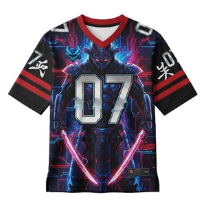 Men Custom Team football Baseball Jersey <b>Wolf</b> Print Sublimation <b>Shirt</b> | Polyester Sportswear - Product Image 3