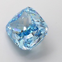Diamant de laboratoire bleu non monté 5,03 carats, taille coussin, couleur fantaisie intense, pureté VVS2, certifié IGI, approvisionnement direct fabricant, bijoux