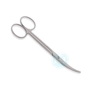 Tijeras de enucleación para instrumentos oftálmicos, curva media y fuerte, puntas romas, para venta en línea - Product Image 2