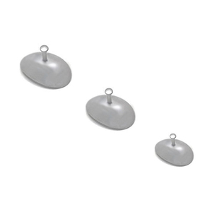 แผ่นปิดตาสแตนเลสคุณภาพโรงพยาบาล สำหรับป้องกันดวงตาระหว่างการรักษาทางจักษุวิทยา - Product Image 5