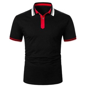 Chemises Polo à Manches Courtes pour Hommes et Femmes, 100% Coton Tricoté Respirant de Haute Qualité, Impression Personnalisée de Couleur, Logo OEM, Blanc - Product Image 1
