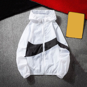 OEM Custom Slim Fitness Color Block Patchwork <b>Mens</b> <b>Jacket</b> Waterproof Running Sport Windbreaker Ffor Man With Print Logo - Product Image 4