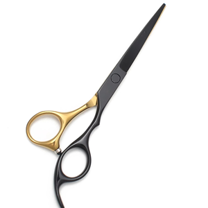 Tijeras Profesionales para Adelgazar el Cabello, Acero Inoxidable, Cuchilla Afilada de 30 Dientes, Mango Largo, para Diestros, Uso en Salón - Product Image 4