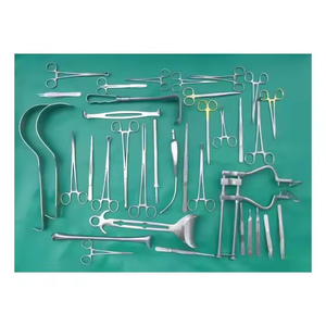 Juego de Laparotomía Básico Premium de 108 Piezas, Kit de Cirugía Abdominal de Acero Inoxidable de Grado Quirúrgico, Juego de Instrumentos para Cirugía Mayor - Product Image 1
