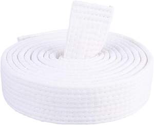 Ceintures de karaté pour hommes adultes, légères, personnalisables, équipement d'entraînement d'arts martiaux, judo, BJJ, Jiu Jitsu, TKD, Aikido, uniforme - Product Image 6
