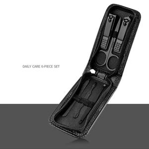 Juego de 6 piezas de tijeras y cortaúñas para uñas – Kit de manicura de primera calidad, herramientas de belleza portátiles para el hogar - Product Image 3