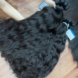 Extensiones de Cabello Natural Ondulado sin Procesar, Cabello Humano Vietnamita 100%, Gran Stock - Product Image 1