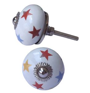 Boutons en céramique de style moderne pour armoires, poignées et poignées de tiroir [CK 235] pour cuisine, chambre, salle de bain et salon en Inde - Product Image 1