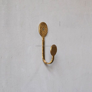Designer inspired brass wall hooks for statement interiors creating focal <b>points</b> with bold design finish appeal style - Product Image 5