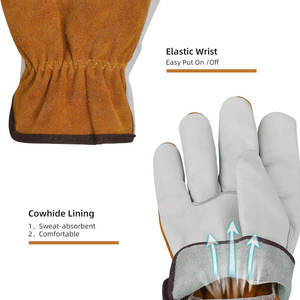 Guantes de Seguridad Resistentes de Fábrica para Hombre, Guantes de Trabajo Industriales de Pakistán, OEM Disponible - Product Image 2