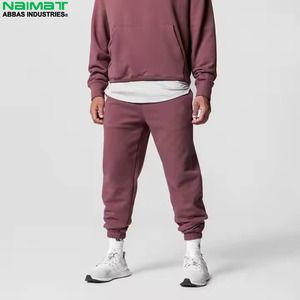 Heavy Weight Dense Fabric Winter Track Suit <b>Men</b> Thick Warm <b>Pullover</b> Sweatshirt Tapered Joggers Matching Outfit Sets - Product Image 6