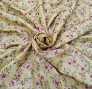 Tela de Georgette de Poliéster Bordada con Diseño Floral, Tela de Encaje Suave para Vestidos, Saris, Dupattas y Manualidades para Mujer - Product Image 2