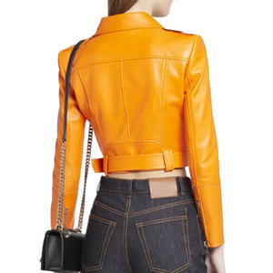 Vestes en cuir pour femmes à prix de gros, qualité supérieure, fabriquées avec les meilleurs matériaux, vestes en cuir pour femmes tendance - Product Image 2