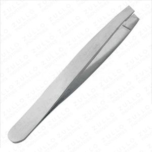 Professional Stainless Steel Slant Tip Eyebrow Tweezers Custom Logo Precision Hair Removal Beauty <b>Makeup</b> <b>Tool</b> - Product Image 4