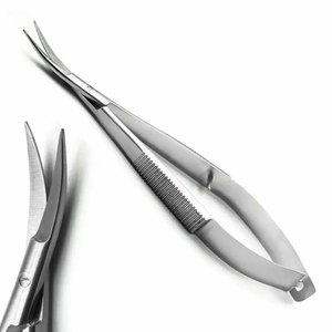 Micro Tijeras Quirúrgicas de 7.5 Pulgadas, Afiladas y Rectas, Instrumento Neuroquirúrgico de Alta Precisión, Acero Inoxidable de Grado Médico Profesional - Product Image 4