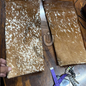 กางเกงหนังวัวแท้คุณภาพพรีเมียมสำหรับผู้ชาย ปี 2026 สีน้ำตาลและสีขาว จาก Unbridleds Industry ดีไซน์โดดเด่นทันสมัย - Product Image 3