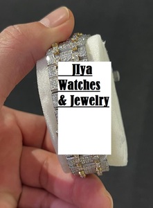 Reloj Deportivo de Lujo VVS Moissanite, Mecánico, de Acero Inoxidable, con Esfera Analógica, Movimiento MIYOTA, Pasa Todas las Pruebas de Diamantes - Product Image 4