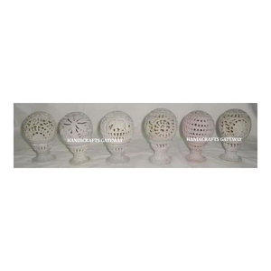 Best Manufacturer And Supplier Of Natural Soapstone <b>Tea</b> Light Candle Holder In Round Shape For Home And Hotel Decoration Purpose - Product Image 2
