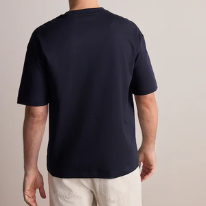 OEM ODM Plus Men's Oversized Supima Cotton Quick Dry Breathable Knitted Short Sleeve Crew Neck Casual T-Shirt 4XL Bangladesh - Product Image 2