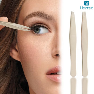 Meilleur produit : pince à épiler personnalisée à pointe inclinée et pointue pour les sourcils, pince à épiler pour poils incarnés du visage, best-seller - Product Image 4