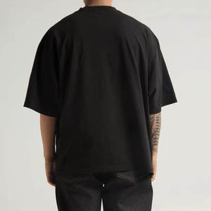 T-shirt personnalisé en coton premium avec logo brodé – Vêtement décontracté pour la promotion de votre marque - Product Image 1