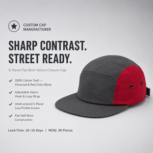 Gorra Trucker Personalizada de 5 Paneles con Logotipo Bordado e Impreso, Cierre Ajustable de Velcro, Unisex, Casual, Color Sólido, Talla Adulto - Product Image 3