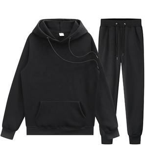 Nouvelle arrivée Survêtement personnalisé à fermeture éclair en polaire pour hommes, vêtements de sport confortables pour le jogging et le fitness, ensembles d'entraînement de football d'hiver de grande taille - Product Image 3