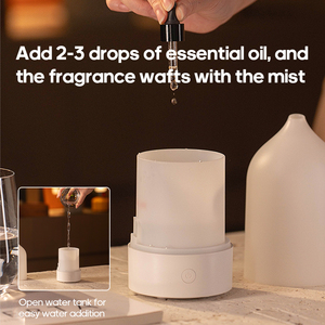 Le plus récent diffuseur d'huile essentielle 120ml humidificateur d'air USB à ultrasons coloré veilleuse conception muette diffuseurs d'arôme pour chambre Hote - Product Image 5