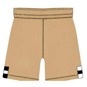 Ensemble short et maillot de rugby beige et noir à manches courtes, col rond, rayé, uniforme d'équipe personnalisé, respirant, pour l'entraînement et la performance athlétique - Product Image 6